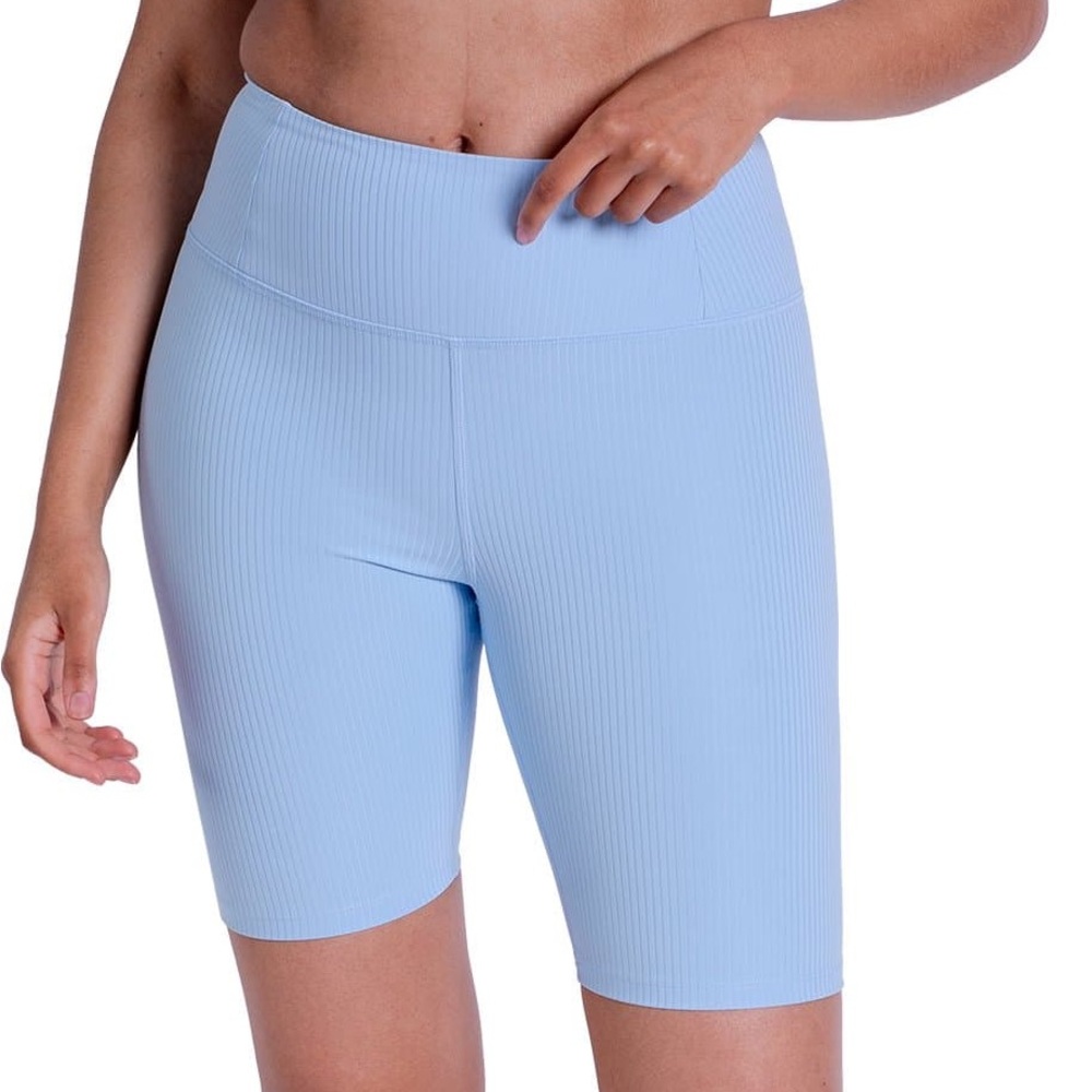 Girlfriend Collective- high rise rib biker short. Retail $90